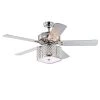 Cori 52 in. Indoor Chrome Finsh Remote Controlled Ceiling Fan with Light Kit by Warehouse of Tiffany 2 Cori 52 in. Indoor Chrome Finsh Remote Controlled Ceiling Fan with Light Kit by Warehouse of Tiffany -Warehouse of Tiffany Shop chrome warehouse of tiffany flush mount lights cfl 8443remo ch 64 1000
