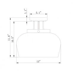 Celine 12 in. 3-Light Indoor Chrome Semi-Flush Mount Light with Light Kit by Warehouse of Tiffany -Warehouse of Tiffany Shop chrome warehouse of tiffany flush mount lights cm238 3ch 4f 1000