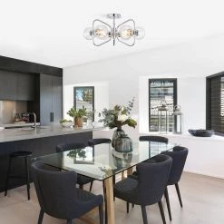 Elaina 12 in. 6-Light Chrome Indoor Semi-Flush Mount Light with Light Kit by Warehouse of Tiffany 13 Elaina 12 in. 6-Light Chrome Indoor Semi-Flush Mount Light with Light Kit by Warehouse of Tiffany -Warehouse of Tiffany Shop chrome warehouse of tiffany flush mount lights mx45 6ch 31 1000