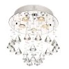 Catherine 5-Light Crystal Chrome Ceiling Lamp by Warehouse of Tiffany -Warehouse of Tiffany Shop chrome warehouse of tiffany flush mount lights rl6044 64 1000
