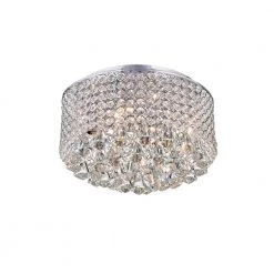 Gunslid 11 in. 4-Light Indoor Chrome Finish Chandelier with Light Kit by Warehouse of Tiffany