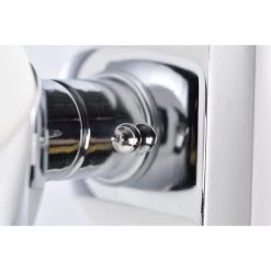 Sani 5 in. 1-Light Indoor Chrome Wall Sconce with Light Kit by Warehouse of Tiffany -Warehouse of Tiffany Shop chrome warehouse of tiffany wall sconces 3008 1wb 44 1000