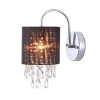 Andrea 1-Light Black Sconce by Warehouse of Tiffany -Warehouse of Tiffany Shop chrome warehouse of tiffany wall sconces w17731b 64 1000
