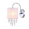 Winnona 1-Light Chrome Sconce by Warehouse of Tiffany