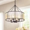 Sarina 25 in. 4-Light Indoor Coffee Bean Pendant Lamp with Light Kit by Warehouse of Tiffany 2 Sarina 25 in. 4-Light Indoor Coffee Bean Pendant Lamp with Light Kit by Warehouse of Tiffany -Warehouse of Tiffany Shop coffee bean warehouse of tiffany chandeliers rl8198h orb 64 1000