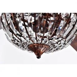 Violette 52 in. 3-Light Indoor Antique Copper Ceiling Fan with Light Kit and Remote by Warehouse of Tiffany -Warehouse of Tiffany Shop copper warehouse of tiffany ceiling fans with lights ay10y10ac 1d 1000