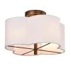 Polst 4-Light Antique Copper Semi-Flushmount Light by Warehouse of Tiffany -Warehouse of Tiffany Shop copper warehouse of tiffany flush mount lights cm0244 64 1000