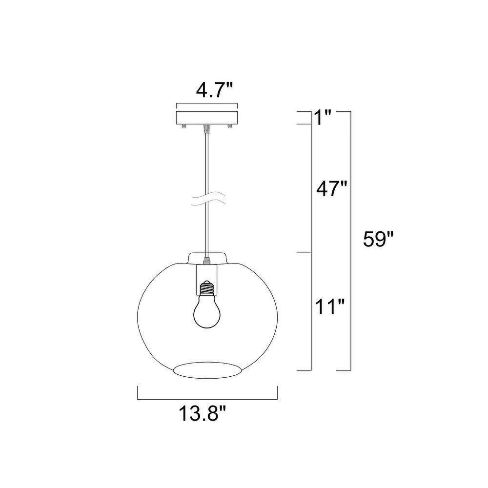 Bonn 59 in. 1-Light Dark Yellow Pendant Indoor Light with Light Kit by Warehouse of Tiffany 5 Bonn 59 in. 1-Light Dark Yellow Pendant Indoor Light with Light Kit by Warehouse of Tiffany - Image 3