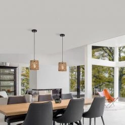 Shaun 55.9 in. 1-Light Indoor Dark Yellow Pendant Light with Light Kit by Warehouse of Tiffany -Warehouse of Tiffany Shop dark yellow warehouse of tiffany chandeliers imp742 1 31 1000