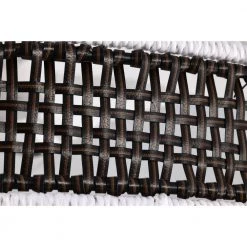 Kauman 27 in. 6-Light Indoor Gloss White and Black Rattan Ceiling Fan with Light Kit by Warehouse of Tiffany -Warehouse of Tiffany Shop gloss white warehouse of tiffany ceiling fans with lights dw01w65bw fa 1000