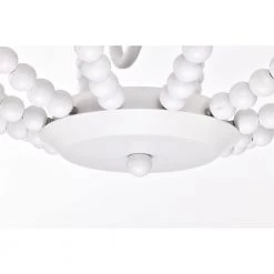 Arni 16 in. 3-Light Indoor Gloss White Chandelier with Light Kit by Warehouse of Tiffany -Warehouse of Tiffany Shop gloss white warehouse of tiffany chandeliers imp860b 3 1d 1000