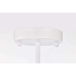 Arni 16 in. 3-Light Indoor Gloss White Chandelier with Light Kit by Warehouse of Tiffany -Warehouse of Tiffany Shop gloss white warehouse of tiffany chandeliers imp860b 3 1f 1000