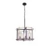 Pierre 20 in. 4-Light Indoor Gold and Black Chandelier with Light Kit by Warehouse of Tiffany