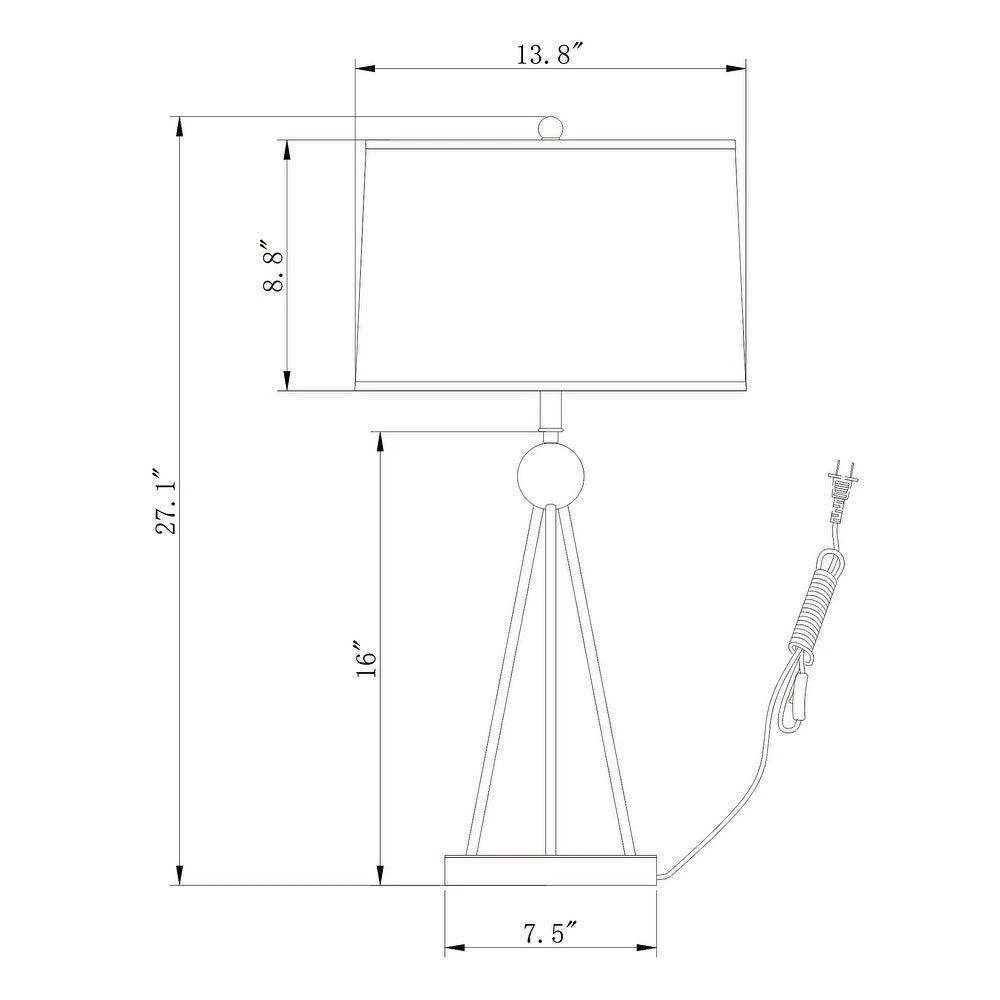 Kurita 27 in. 2-Light Indoor Gold and Black Chandelier with Light Kit by Warehouse of Tiffany 4 Kurita 27 in. 2-Light Indoor Gold and Black Chandelier with Light Kit by Warehouse of Tiffany - Image 2