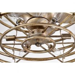 Bailey 25 in. 6-Light Indoor Matte Black and Gold Ceiling Fan with Light Kit and Remote Included by Warehouse of Tiffany 17 Bailey 25 in. 6-Light Indoor Matte Black and Gold Ceiling Fan with Light Kit and Remote Included by Warehouse of Tiffany -Warehouse of Tiffany Shop gold brushed warehouse of tiffany ceiling fans with lights dw01w46as 76 1000