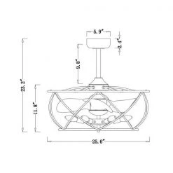 Femi 25.6 in. Indoor Gold Finish Ceiling Fan with Light Kit and Remote Included by Warehouse of Tiffany -Warehouse of Tiffany Shop gold warehouse of tiffany ceiling fans with lights dw01w04mg c3 1000