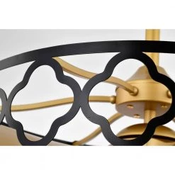 Kirstin 23.6 in. Indoor Gold Ceiling Fan with Light Kit and Remote Included by Warehouse of Tiffany -Warehouse of Tiffany Shop gold warehouse of tiffany ceiling fans with lights dw01w08bg c3 1000