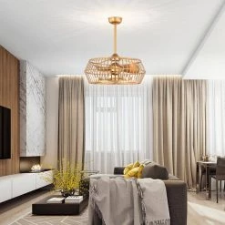 Marcelin 26.8 in. Indoor Gold Finish Ceiling Fan with Light Kit and Remote Control Included by Warehouse of Tiffany 21 Marcelin 26.8 in. Indoor Gold Finish Ceiling Fan with Light Kit and Remote Control Included by Warehouse of Tiffany -Warehouse of Tiffany Shop gold warehouse of tiffany ceiling fans with lights dw01w20mg 31 1000