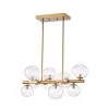 Darden 20 in. 10-Light Gold Indoor Pendant Chandelier by Warehouse of Tiffany -Warehouse of Tiffany Shop gold warehouse of tiffany chandeliers hm094 10 64 1000