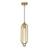 Pristin 6 in. 1-Light Indoor Gold Pendant Light with Light Kit by Warehouse of Tiffany -Warehouse of Tiffany Shop gold warehouse of tiffany chandeliers hm155 1 64 1000