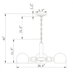 Andres 27 in. 3-Light Indoor Gold Chandelier with Light Kit by Warehouse of Tiffany -Warehouse of Tiffany Shop gold warehouse of tiffany chandeliers hm158 3 4f 1000