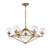 Paulita 30 in. 7-Light Indoor Gold Pendant Light with Light Kit by Warehouse of Tiffany -Warehouse of Tiffany Shop gold warehouse of tiffany chandeliers hm222 7mg 64 1000