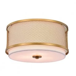 Julu 8.1 in. 3-Light Indoor Gold Finish Chandelier with Light Kit by Warehouse of Tiffany