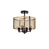 Leland 13 in. 4-Light Gold Indoor Semi-Flush Mount with Light Kit by Warehouse of Tiffany -Warehouse of Tiffany Shop gold warehouse of tiffany flush mount lights mx12 3 64 1000