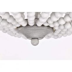 Monic 13 in. 2-Light Indoor Grey Faux Wood Grain and Gloss White Flush Mount Ceiling Light with Light Kit by Warehouse of Tiffany -Warehouse of Tiffany Shop grey faux wood grain warehouse of tiffany flush mount lights imc831a 2 1d 1000