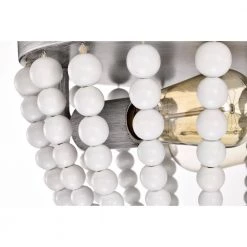 Monic 13 in. 2-Light Indoor Grey Faux Wood Grain and Gloss White Flush Mount Ceiling Light with Light Kit by Warehouse of Tiffany -Warehouse of Tiffany Shop grey faux wood grain warehouse of tiffany flush mount lights imc831a 2 1f 1000