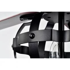 Haley 52 in. 3-Light Indoor Black Finish Ceiling Fan with Light Kit by Warehouse of Tiffany -Warehouse of Tiffany Shop iron black warehouse of tiffany ceiling fans with lights cfl 8501remo mb 44 1000