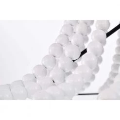 Roly 16 in. 1-Light Indoor Iron Black and White Pendant Ceiling Light by Warehouse of Tiffany -Warehouse of Tiffany Shop iron black warehouse of tiffany chandeliers imp848b 1 fa 1000