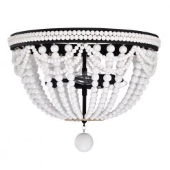 Hudson 16 in. 3-Light Indoor Iron Black and Gloss White Flush Mount Ceiling Light with Light Kit by Warehouse of Tiffany 15 Hudson 16 in. 3-Light Indoor Iron Black and Gloss White Flush Mount Ceiling Light with Light Kit by Warehouse of Tiffany -Warehouse of Tiffany Shop iron black warehouse of tiffany flush mount lights imc838a 3 c3 1000