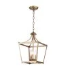 Sunsus 3-Light Gold Pendant by Warehouse of Tiffany