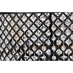 Pomine 24 in. 5-Light Indoor Matte Black and Faux Wood Grain Semi-Flush Mount Ceiling Light with Light Kit by Warehouse of Tiffany -Warehouse of Tiffany Shop matte black and faux wood grain warehouse of tiffany flush mount lights cd035 5ib 44 1000