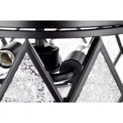 Jescha 52 in. 2-Light Indoor Matte Black Ceiling Fan with Light Kit and Remote by Warehouse of Tiffany -Warehouse of Tiffany Shop matte black warehouse of tiffany ceiling fans with lights al02p01mb 44 1000