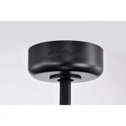 Liviana 26 in. 6-Light Indoor Matte Black Ceiling Fan with Light Kit and Remote by Warehouse of Tiffany -Warehouse of Tiffany Shop matte black warehouse of tiffany ceiling fans with lights dl01p07mb 1f 1000