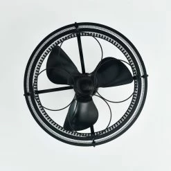 Daciana 28 in. 1-Light Indoor Matte Black Finish Ceiling Fan with Light Kit by Warehouse of Tiffany -Warehouse of Tiffany Shop matte black warehouse of tiffany ceiling fans with lights dl05p01mb 1f 1000