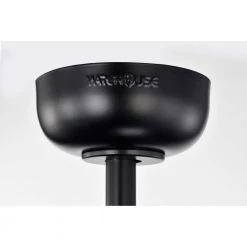 Adeline 26 in. 6-Light Indoor Matte Black Finish Ceiling Fan with Light Kit and Remote by Warehouse of Tiffany -Warehouse of Tiffany Shop matte black warehouse of tiffany ceiling fans with lights dw01w35ib 1f 1000