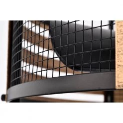 Brixton 26 in. 6-Light Indoor Matte Black and Gold Ceiling Fan with Light Kit and Remote by Warehouse of Tiffany -Warehouse of Tiffany Shop matte black warehouse of tiffany ceiling fans with lights dw01w38ib fa 1000