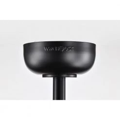 Emma 28 in. 6-Light Indoor Matte Black and Beige Rattan Ceiling Fan with Light Kit by Warehouse of Tiffany -Warehouse of Tiffany Shop matte black warehouse of tiffany ceiling fans with lights dw01w64nm 44 1000