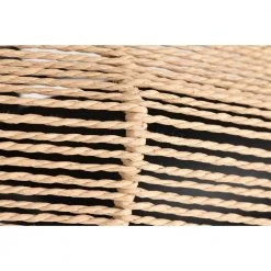 Emma 28 in. 6-Light Indoor Matte Black and Beige Rattan Ceiling Fan with Light Kit by Warehouse of Tiffany -Warehouse of Tiffany Shop matte black warehouse of tiffany ceiling fans with lights dw01w64nm fa 1000