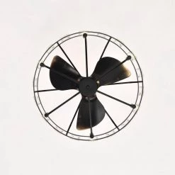 Yaiza 27 in. 6-Light Indoor Matte Black Ceiling Fan with Light Kit by Warehouse of Tiffany -Warehouse of Tiffany Shop matte black warehouse of tiffany ceiling fans with lights dy06y06mb 1d 1000