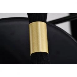 Helle 25 in. 5-Light Indoor Matte Black Ceiling Fan with Light Kit by Warehouse of Tiffany -Warehouse of Tiffany Shop matte black warehouse of tiffany ceiling fans with lights dy09y09bg fa 1000