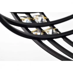 Jaipem 12 in. 1-Light Indoor Matte Black Globe Pendant Ceiling Light by Warehouse of Tiffany -Warehouse of Tiffany Shop matte black warehouse of tiffany chandeliers 2030 1bg 1d 1000