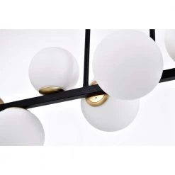 Pascaline 38 in. 8-Light Indoor Matte Black Finish Chandelier with Light Kit by Warehouse of Tiffany 14 Pascaline 38 in. 8-Light Indoor Matte Black Finish Chandelier with Light Kit by Warehouse of Tiffany -Warehouse of Tiffany Shop matte black warehouse of tiffany chandeliers fd10020 8kb 1d 1000