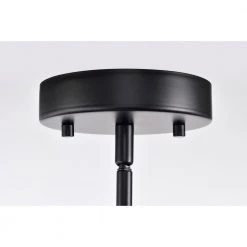 Tsukiko 11 in. 6-Light Indoor Matte Black Chandelier with Light Kit by Warehouse of Tiffany -Warehouse of Tiffany Shop matte black warehouse of tiffany chandeliers fd10021 6kb 1f 1000