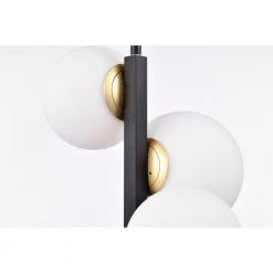 Tsukiko 11 in. 6-Light Indoor Matte Black Chandelier with Light Kit by Warehouse of Tiffany -Warehouse of Tiffany Shop matte black warehouse of tiffany chandeliers fd10021 6kb fa 1000