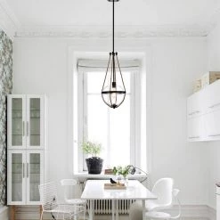 Medeia 11 in. 1-Light Indoor Matte Black Pendant Light with Light Kit by Warehouse of Tiffany 21 Medeia 11 in. 1-Light Indoor Matte Black Pendant Light with Light Kit by Warehouse of Tiffany -Warehouse of Tiffany Shop matte black warehouse of tiffany chandeliers fd10026 1ri 31 1000