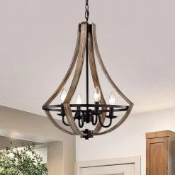 Perkins 4-Light Matte Black Indoor Chandelier with Light Kit by Warehouse of Tiffany -Warehouse of Tiffany Shop matte black warehouse of tiffany chandeliers hm244 4bxi 1f 1000